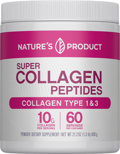 Super Collagen Peptides, 21.2 oz (1.3 lb) Bottle