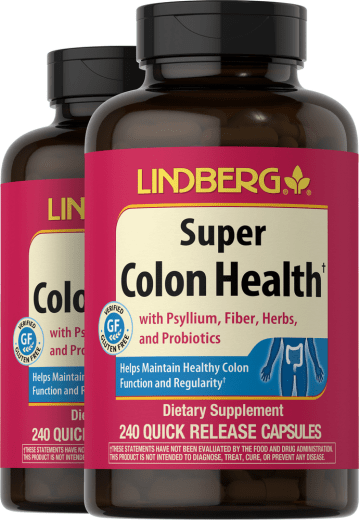 Super Colon Health Dickdarm-Kur, 240 Kapseln mit schneller Freisetzung, 2  Flaschen