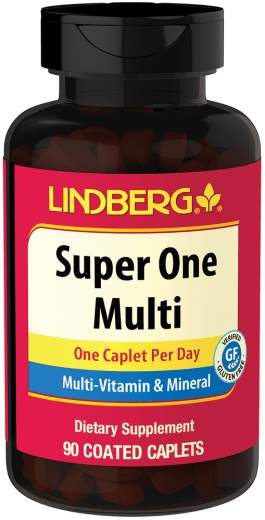 Comprimidos oblongos de multivitaminas y minerales Super One Multi, 90 Comprimidos recubiertos