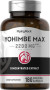Super Yohimbe Max 2200, 2200 mg (por dose), 180 Cápsulas de Rápida Absorção