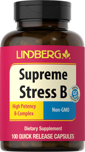 Supreme Stress B, 100 Kapsler for hurtig frigivelse