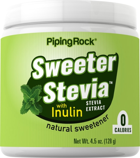 Ekstrak Stevia Harum dan Manis dengan Serbuk Inulin, 4.5 oz (128 g) Botol