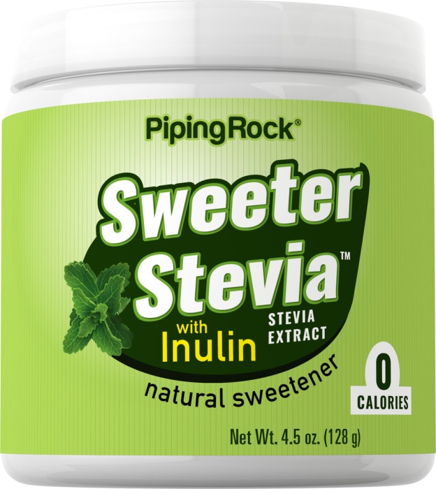 Sweeter Stevia Extract with Inulin Powder, 4.5 oz (128 g) Bottle
