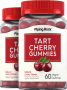 Tart Cherry, 60 Gomas veganas, 2  Frascos