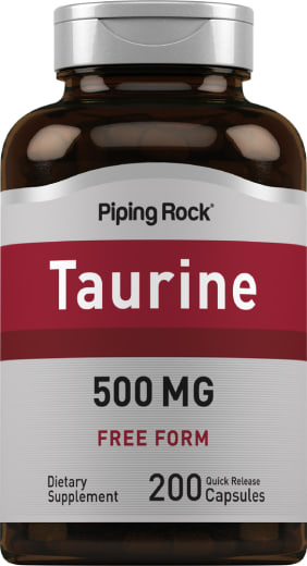 Taurina , 500 mg, 200 Cápsulas de liberación rápida