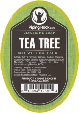 Tea Tree Oil Glycerine Soap, 5 oz (141 g) Bar