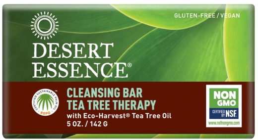 Barra de sabão terapêutico da árvore do chá, 5 oz (142 g) Barra