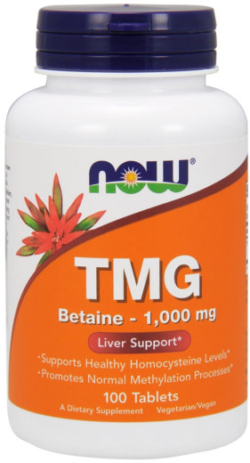 TMG, 1000 mg, 100 Tablets