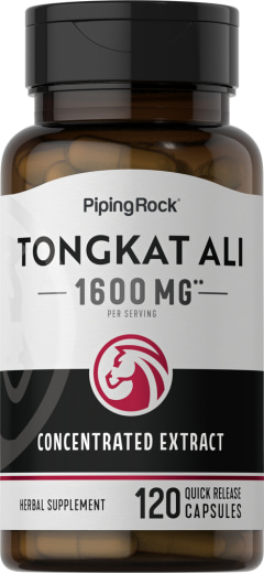 Kapsule Tongkat Ali, 1600 mg (na porcijo), 120 Kapsule s hitrim sproščanjem