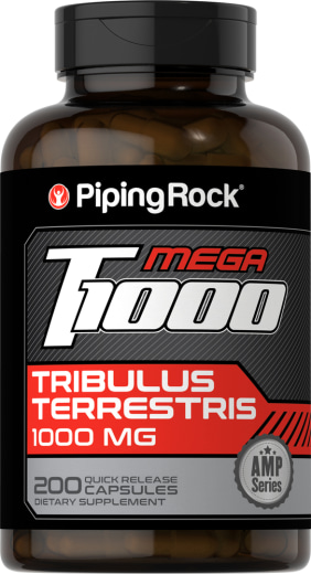Tribulus Mega , 1000 mg (pro Portion), 200 Kapseln mit schneller Freisetzung