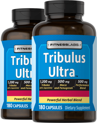 Tribulus Ultra, 180 Cápsulas, 2  Botellas/Frascos