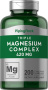 Complexo de magnésio Triplo, 420 mg, 200 Cápsulas de Rápida Absorção
