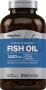 Olej rybny Omega-3 potrójnej sile działania 1360 mg (900 mg aktywnego kwasu Omega-3), 250 Miękkie kapsułki żelowe o szybkim uwalnianiu