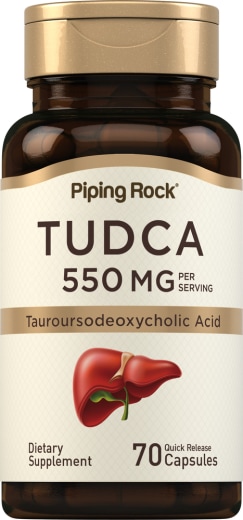 TUDCA (ácido tauroursodeoxicólico) 250 mg, 550 mg (por porción), 70 Cápsulas de liberación rápida