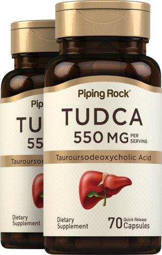 Tudca, 550 mg, 70 Quick Release Capsules, 2  Bottles