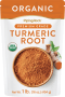 Turmeric Root Ground (Organic), 1 lb (454 g) Bag