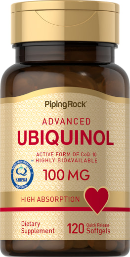Ubiquinol, 100 mg, 120 Hurtigvirkende myke geleer