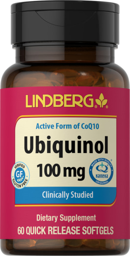 Ubiquinol, 100 mg, 60 Hurtigvirkende myke geleer