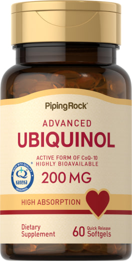 Ubiquinol, 200 mg, 60 Snel afgevende softgels