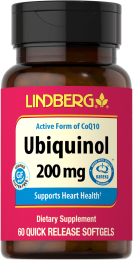 Ubiquinol, 200 mg, 60 Cápsulas blandas de liberación rápida