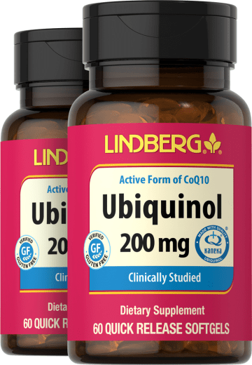 Ubiquinol, 200 mg, 60 Quick Release Softgels, 2  Bottles