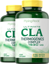 Ultimate CLA Thermogenics Complex 1630 mg, 120 Quick Release Softgels, 2  Bottles