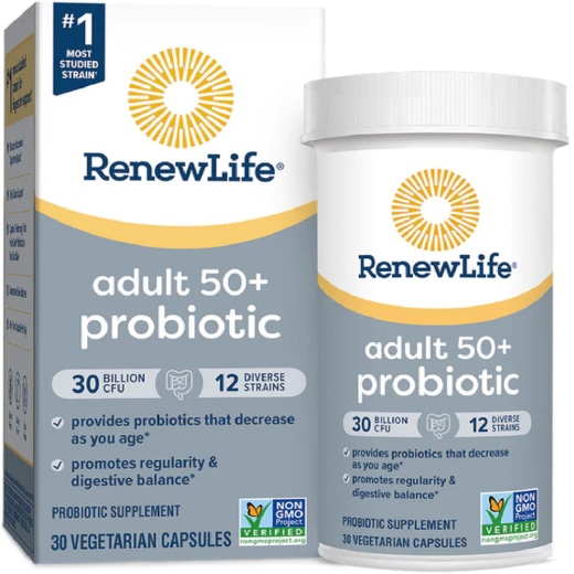 Ultimate Flora 50+ Probiotic 30 Billion, 30 Delayed Release Vegan Caps