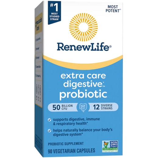 Ultimate Flora Extra Care Probiotic 50 Billion, 90 Delayed Release Vegan Caps