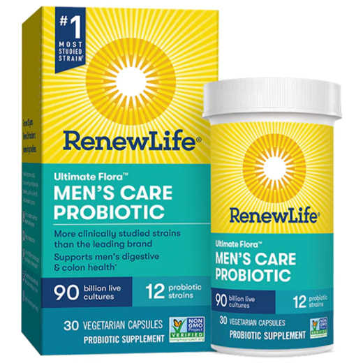 Ultimate Flora Men's Care Probiotic 90 Billion, 30 Delayed Release Vegan Caps