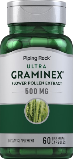 Polen de flores Ultra Graminex Ext , 500 mg, 60 Cápsulas de liberación rápida