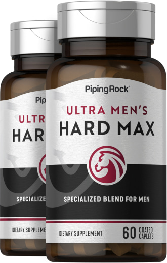 Ultra Men's HARD MAX, 60 แคปเล็ทเคลือบ, 2 ขวด