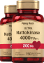 Ultra Nattokinase 2000 FU, 200 mg, 150 Kapsul Lepas Cepat, 2  Botol