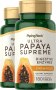 Ultra enzyme de papaye suprême, 180 Comprimés à croquer, 2  Bouteilles