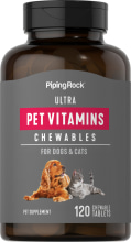 Vitamines Ultra Pet pour chiens et chats, 120 Comprimés à croquer