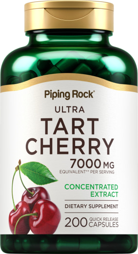 Ultra Sur-kirsebær , 7000 mg (pr. dosering), 200 Kapsler for hurtig frigivelse