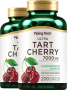 Ultra Tart Cherry (cerises acides), 7000 mg (par portion), 200 Gélules à libération rapide, 2  Bouteilles