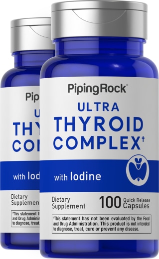 Ultra Thyroid Complex , 100 Pikaliukenevat kapselit, 2  Pulloa
