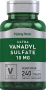 Complexe au Vanadyl (Vanadium) Ultra, 10 mg, 240 Comprimés végétaux
