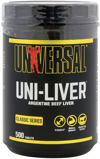 Uni-Liver Argentínska hovädzia pečeň, 500 Tablety