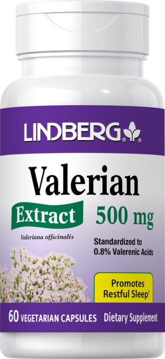 Valerian Standardized Extract, 500 mg, 60 Vegetarian Capsules