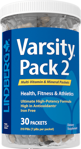 Varsity pakke 2 (multivitamin og mineral), 30 Pakker