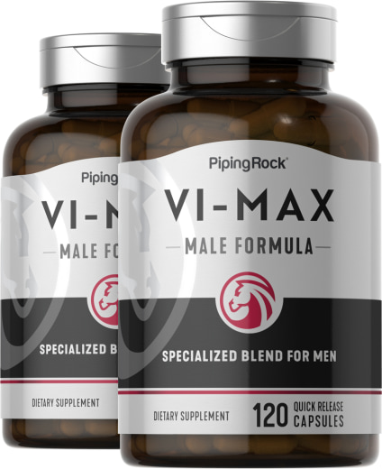 Vi-Max 男性活力“僅限男性”    , 120 快速釋放膠囊, 2  瓶子