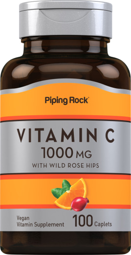 Vitamin C 1000 mg with Rosehips, 100 Caplets