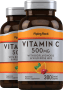 Vitamin C 500 mg with Bioflavonoids & Rose Hips, 300 Coated Caplets, 2  Bottles