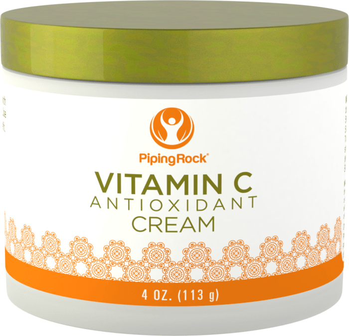 Crème rajeunissante à la vitamine C Anti-oxydante, 4 oz (113 g) Bocal