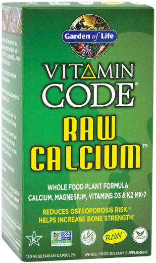 Calcium brut Vitamin Code, 120 Gélules
