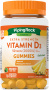 Pastillas de goma con vitamina D3 (sabor natural a piña), 2000 IU, 70 Vegetariska gummies