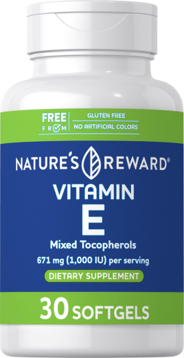 Vitamin E plus Mixed Tocopherols, 1000 IU, 30 Softgels