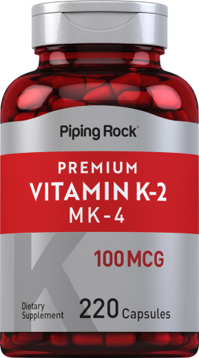 Vitamin K-2 with MK-4, 100 mcg, 220 Capsules