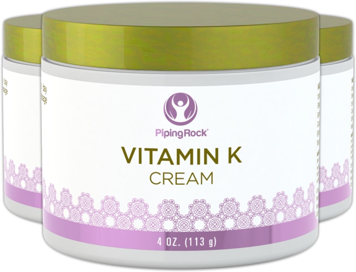 Crème à la vitamine K, 4 oz (113 g) Bocal, 3  Pots